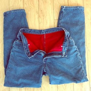 Vintage Fleece Lined L.L. Bean denim jeans 12 M-T